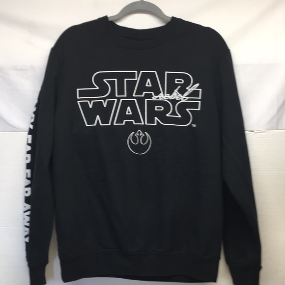 Star Wars NWOT Light Weight Sweatshirt LG Black